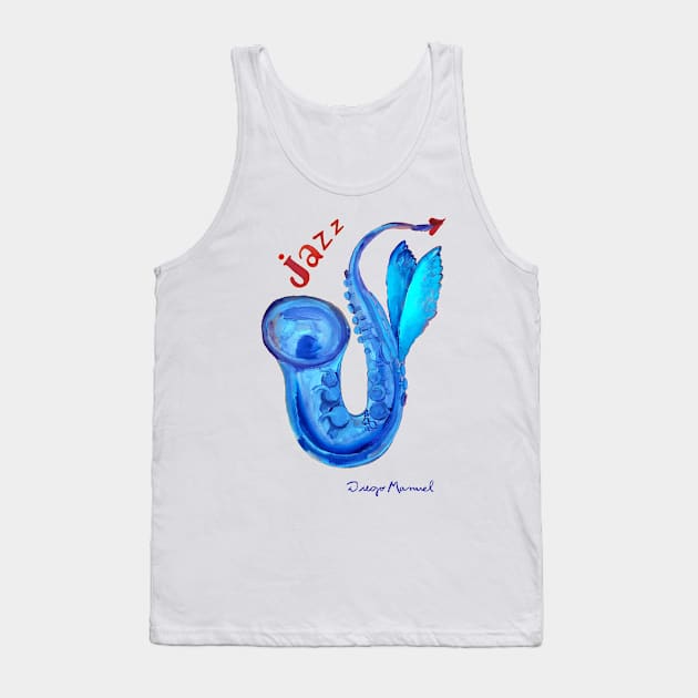 Pigeon winged sax Tank Top by diegomanuel